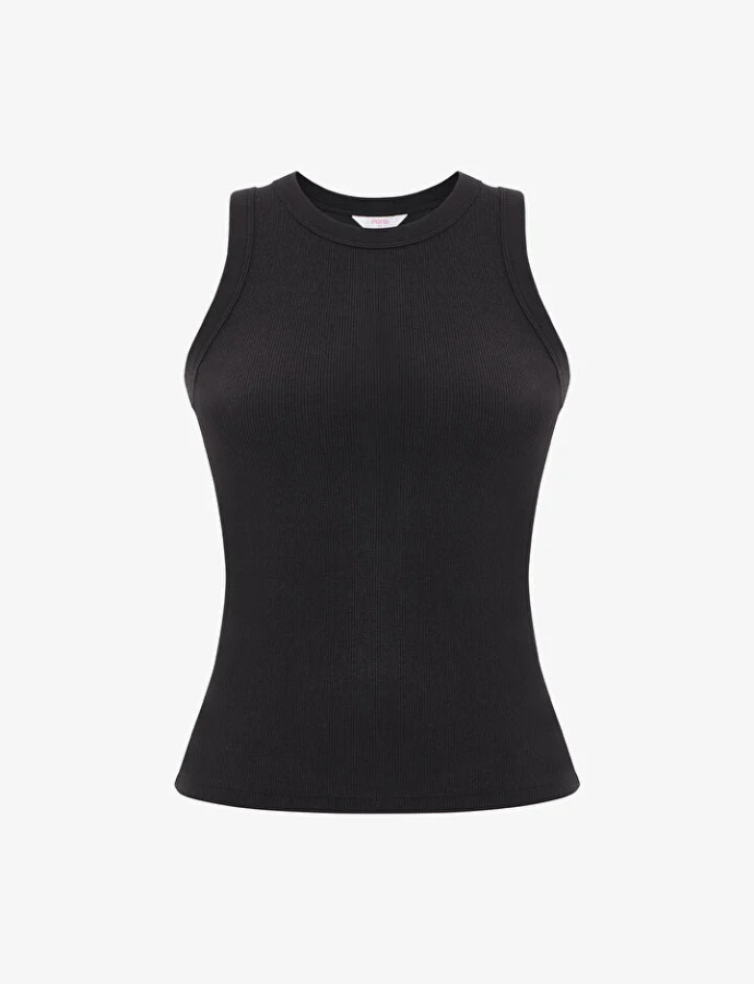 PH8F5FCE26IY Շապիկ անթև  HALTER NECK RIB TANK TOP