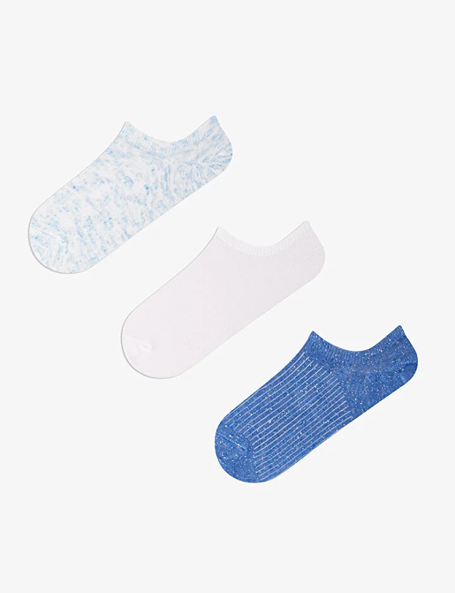 PH99AAWU26IY Գուլպա 3 զույգ BLUE TONES NOPE 3LU SNEAKER