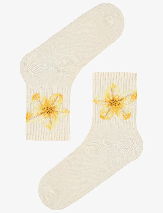 PHLM3LOS26IY Գուլպա 3 զույգ YELLOW FLORAL 3LU SKT