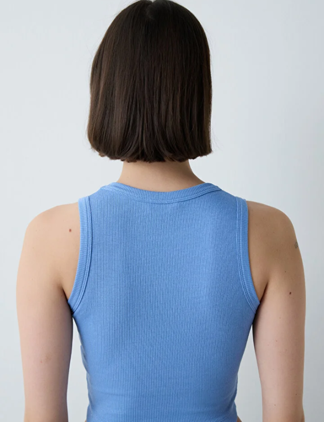 PHP8Y4TJ25IY Տոպ անթև BASIC RIB CROP TOP FASHION