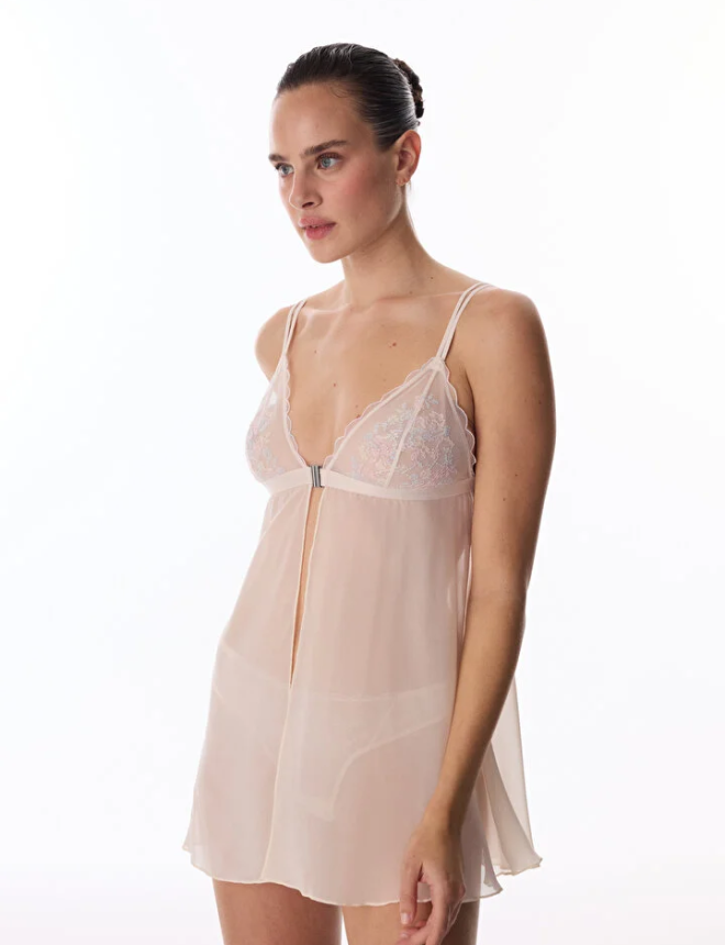 PL1WCCO226IY Բեյբիդոլ  FRONT OPENING BRODERIE BABYDOLL