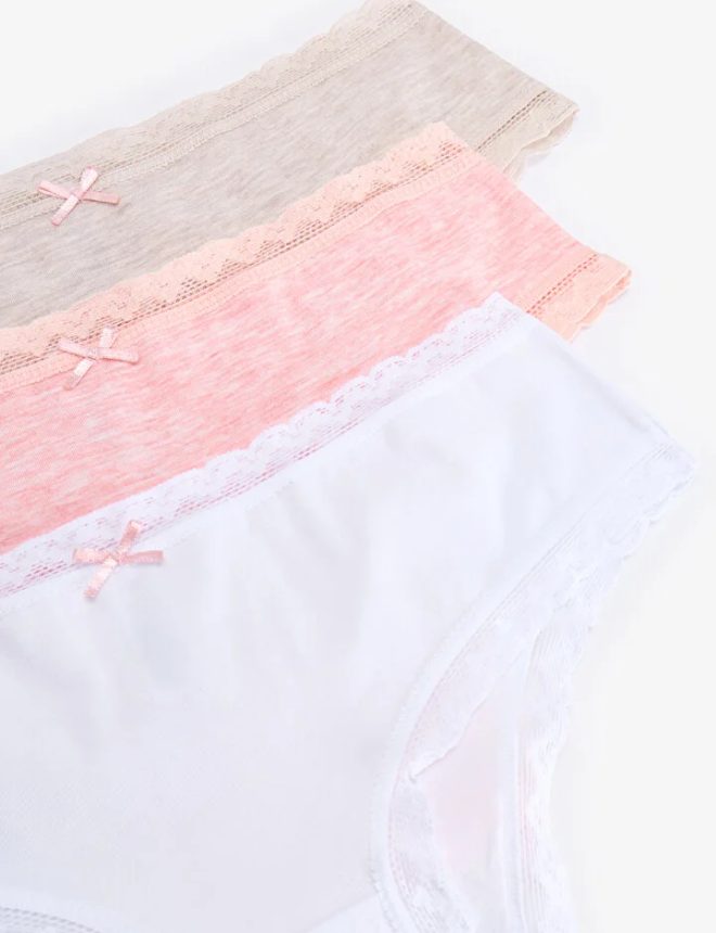 PLDLC3HP17IY Վարտիք 3 հատ DAILY LACE 3 LU HIPSTER