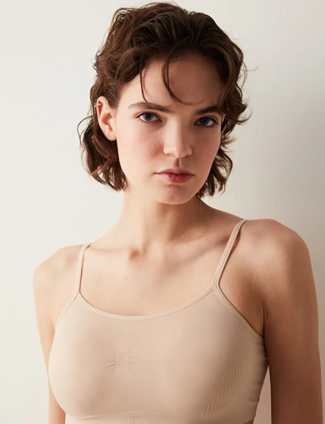 Sleeveless underwear top