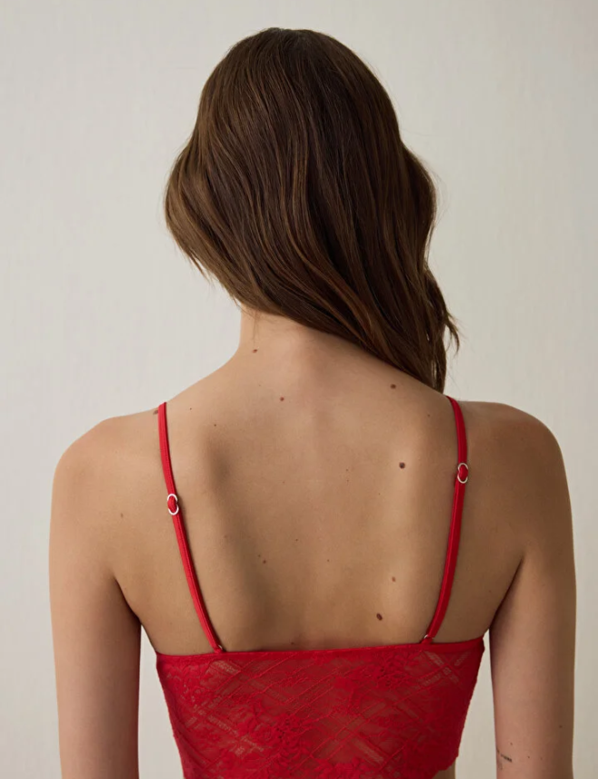 PLV3BQL825SK Ներքնազգեստ շապիկ անթև  FRONT OPENING SATIN CAMI