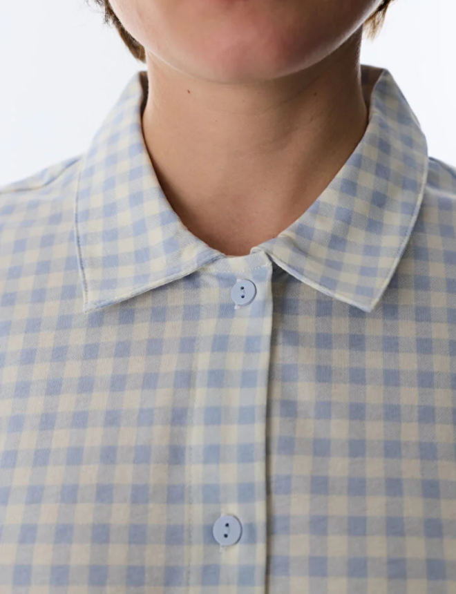 Short-Sleeve Shirt and Pants Pajama Set
