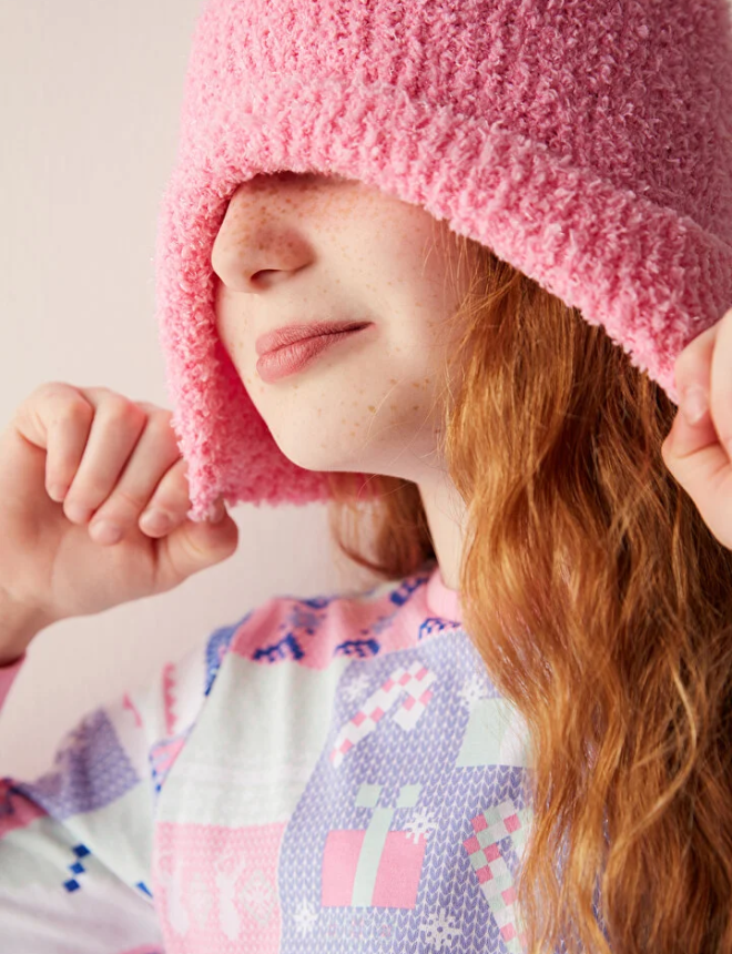PY72TWH823SK Գլխարկ GIRLS GLITTER BERE FASHION