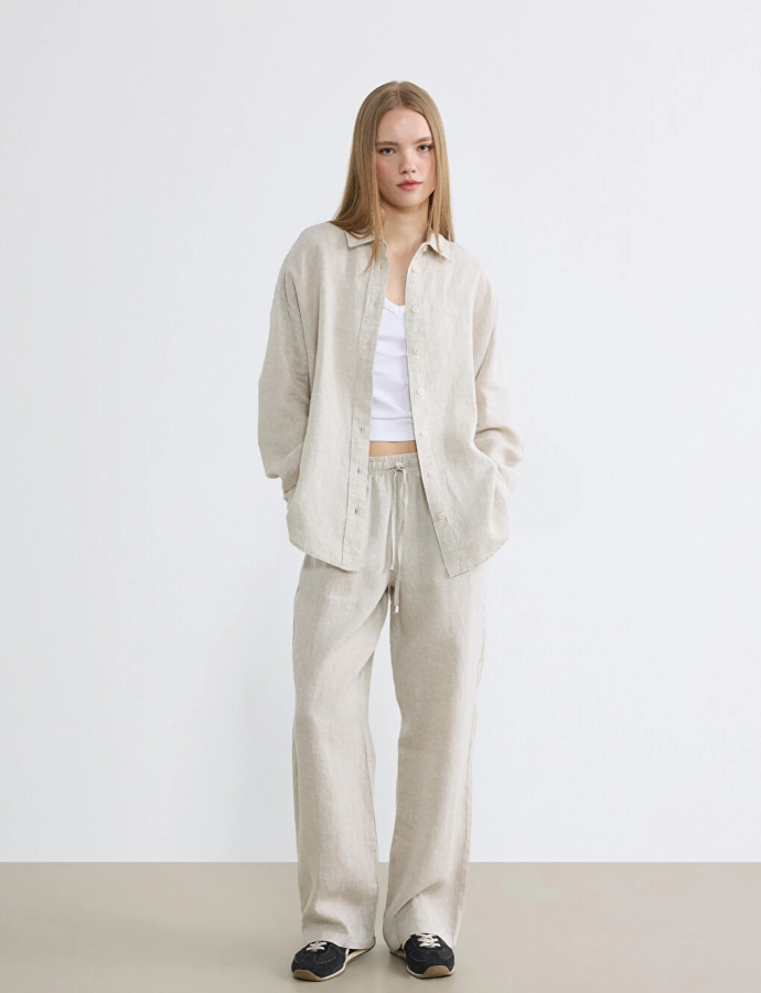 Long-Sleeve Button-Down Shirt