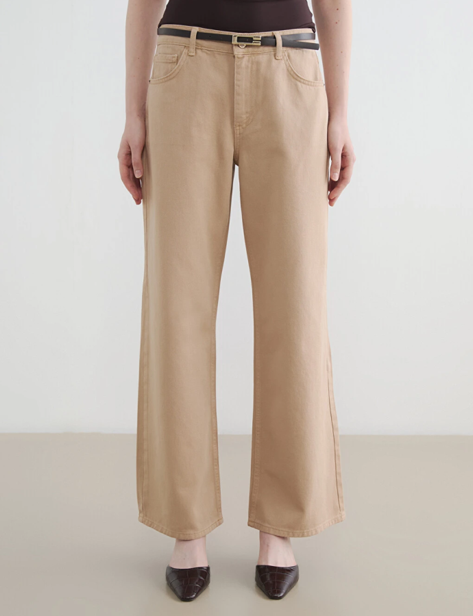S6O605B8 Տաբատ ջինսե  Wide leg